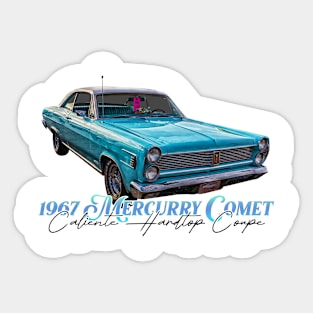 1967 Mercury Comet Caliente Hardtop Coupe Sticker